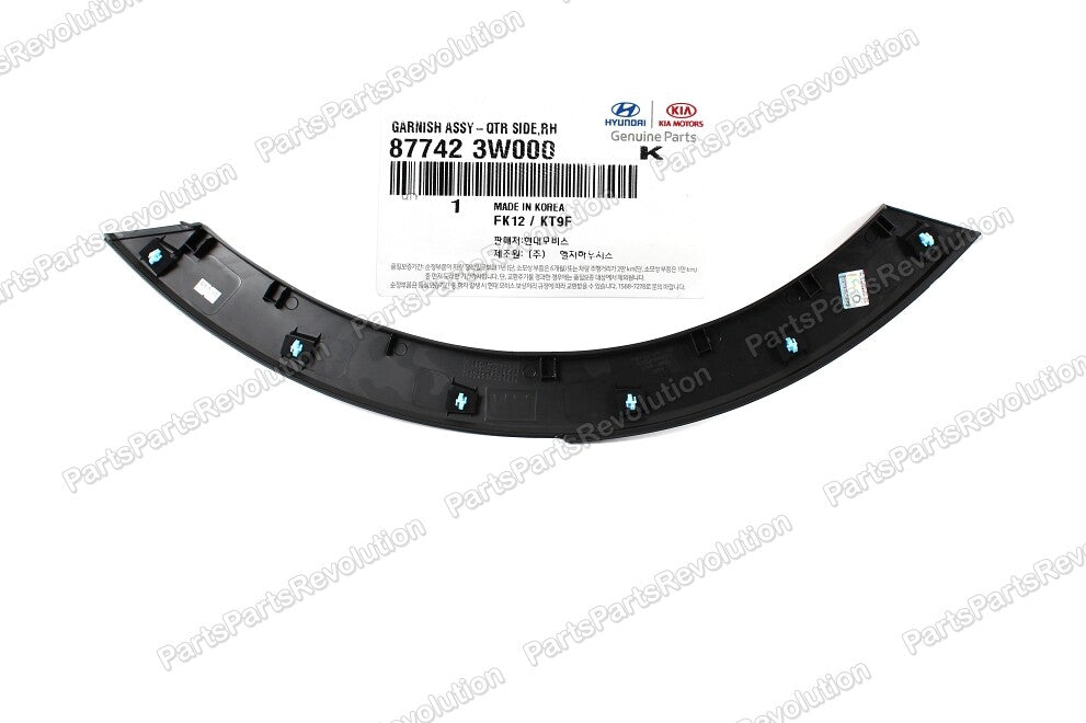 Fender Wheel Molding Rear Right 877423W000 for Kia Sportage 20112016