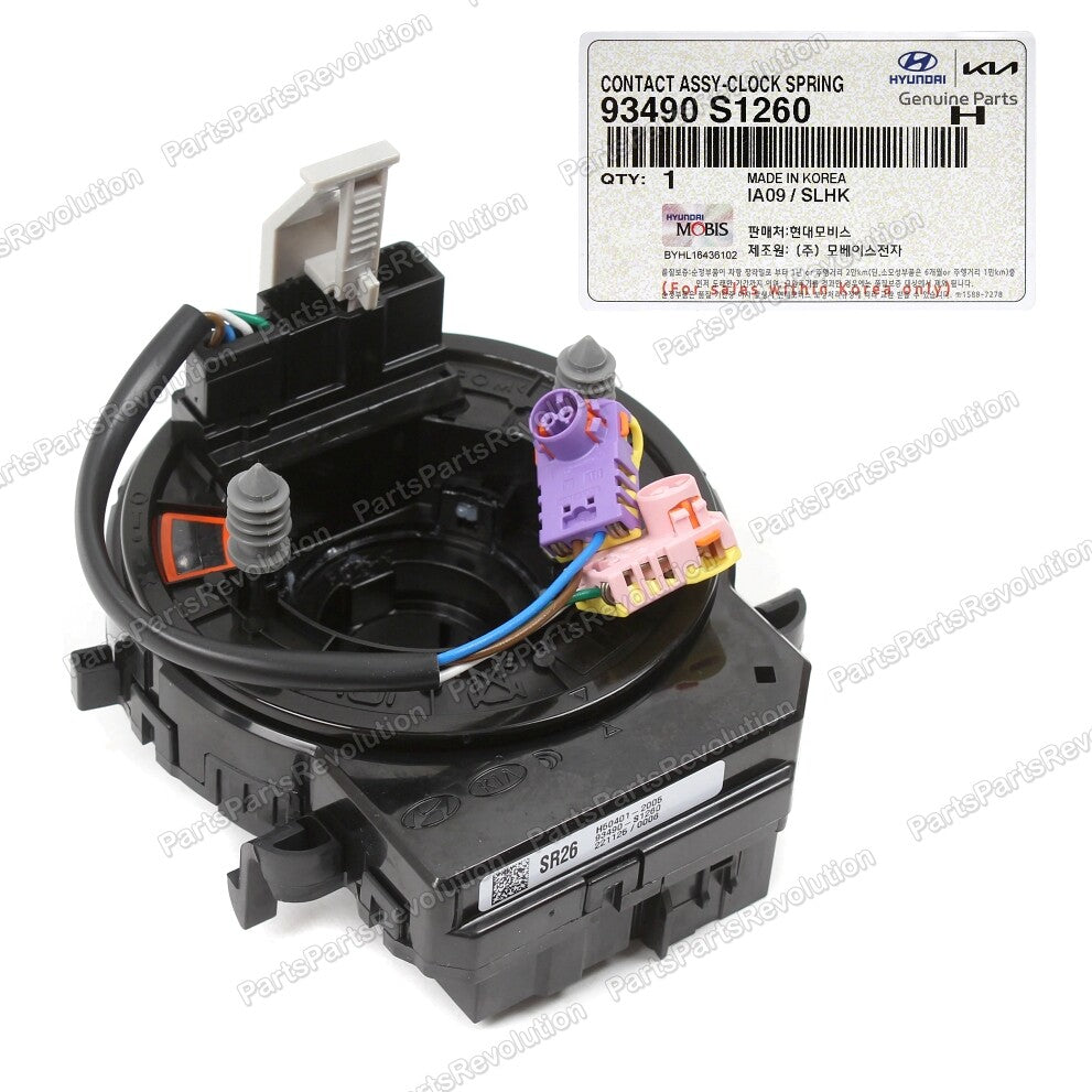 Clock Spring 93490S1260 for Hyundai Santa Fe Palisade 2021-2023