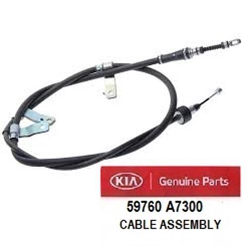 GENUINE 59760A7300 Rear Parking Brake Cable Assembly for KIA Forte 2014-2018