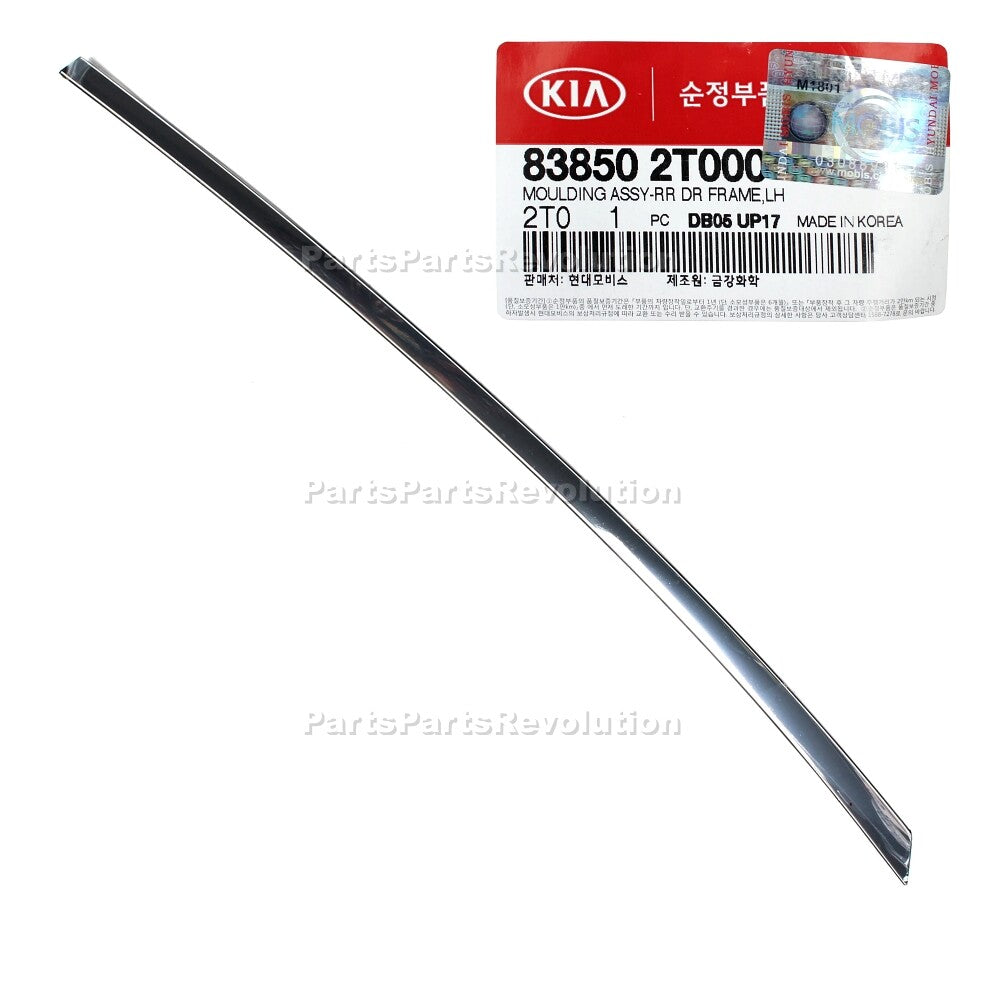 Door Molding Chrome Rear Upper Left 838502T000 for Kia Optima 11-16