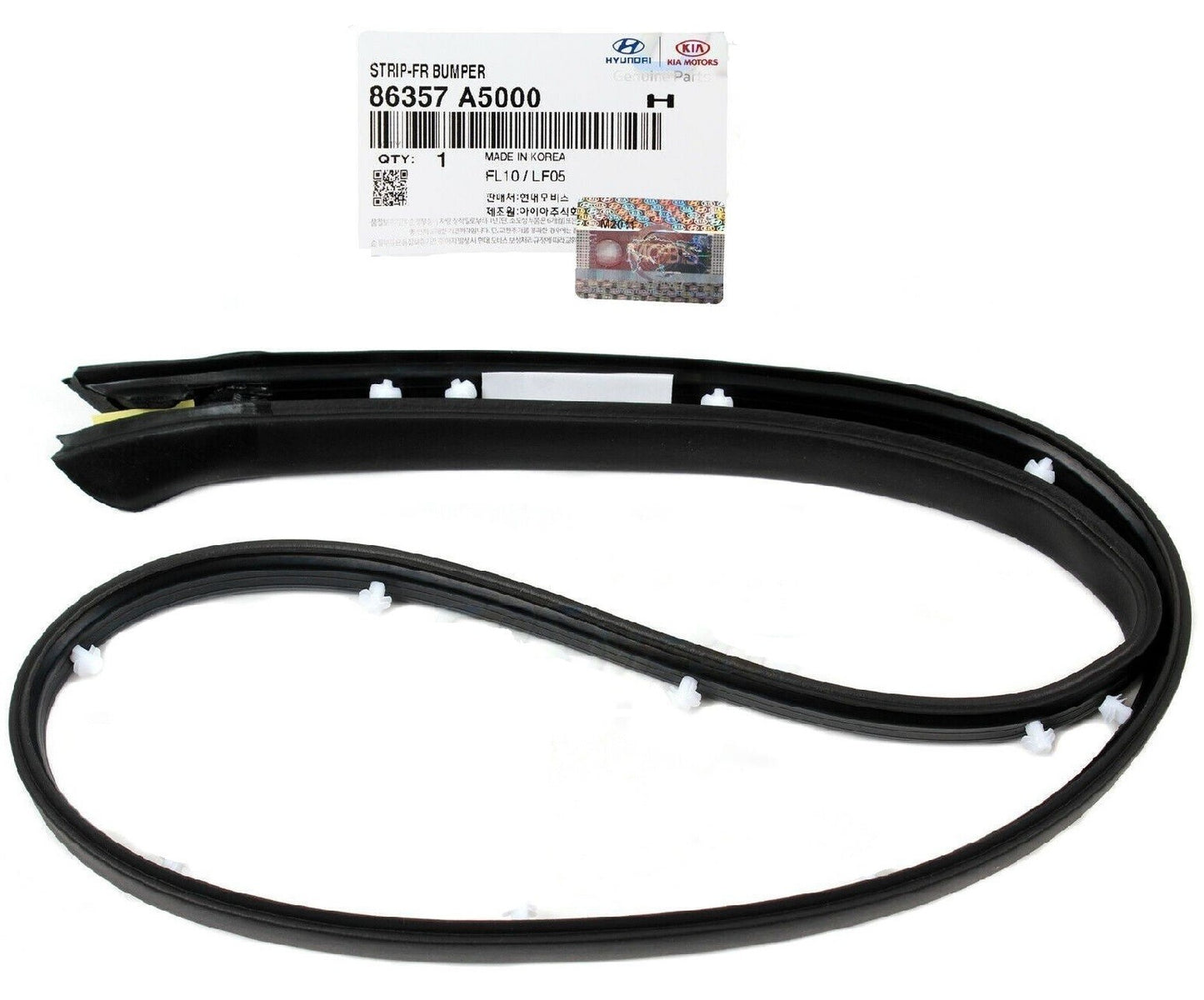 GENUINE 86357A5000 Front Bumper Hood Rubber Seal for Hyundai Elantra GT 13-17