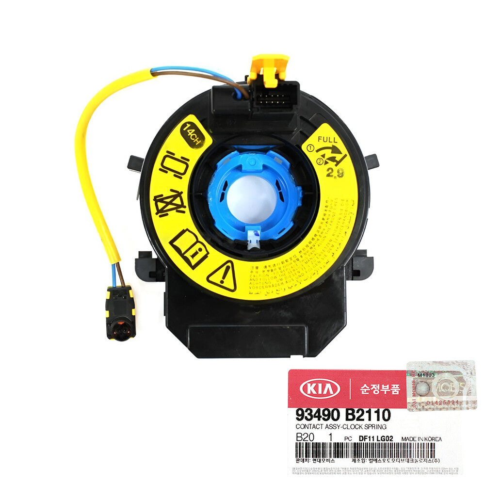 GENUINE 93490B2110 Contact Wiring Clock Spring for Hyundai Veloster 2015-2017