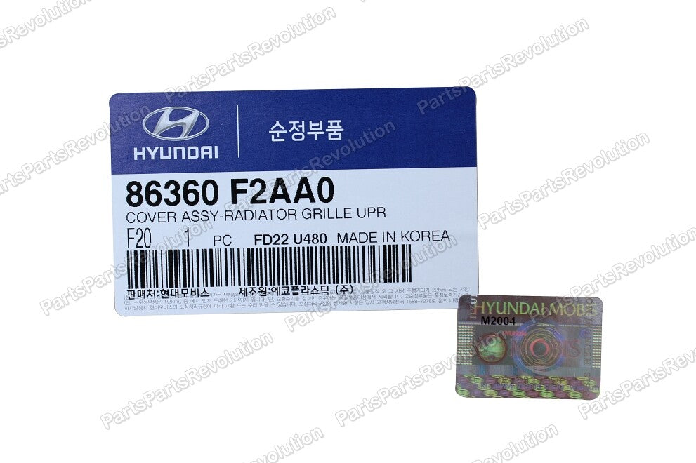GENUINEUpper Radiator Sight Shield Cover for Elantra Sedan 2019 2020 86360F2AA0