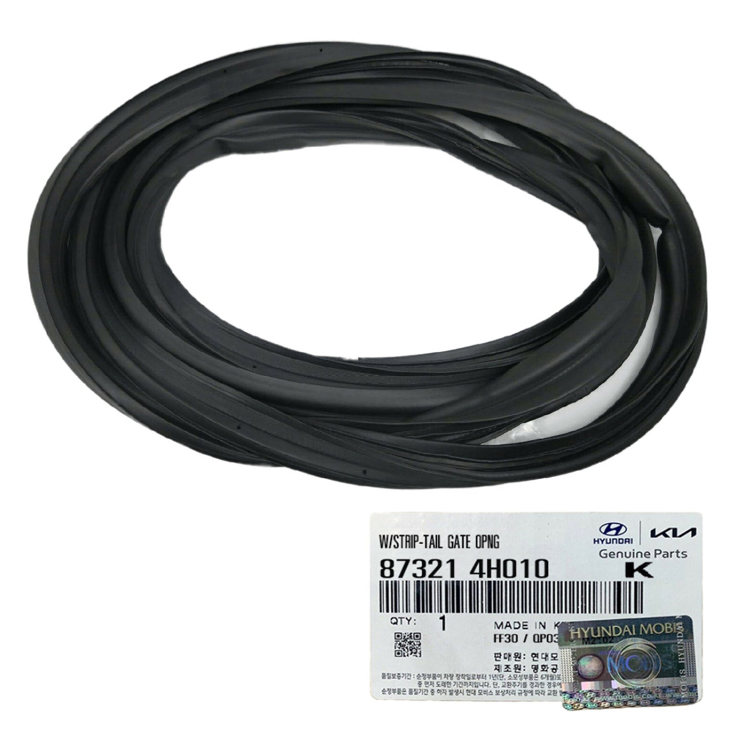 GENUINE 873214H010 Tailgate Opening Weather Strip Assembly for Hyundai