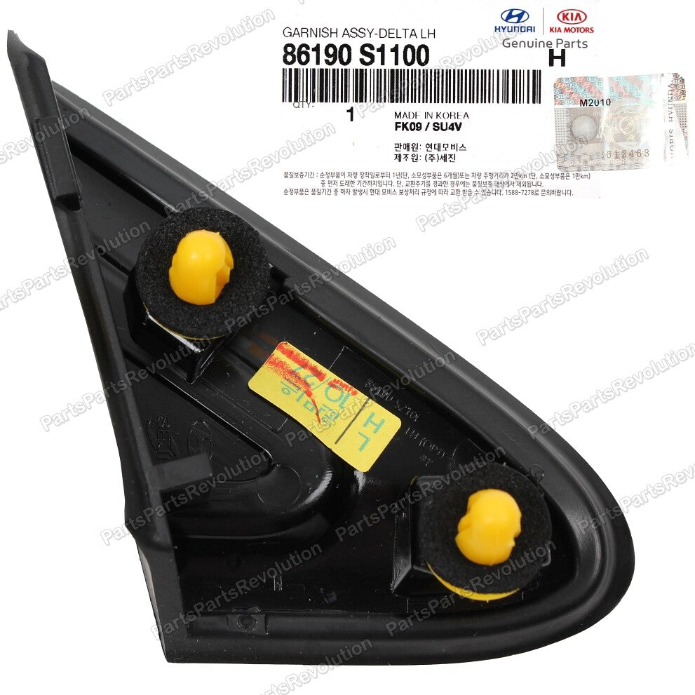 Fender Molding Front Upper Left 86190S1100 for Hyundai SantaFe 2019-2023