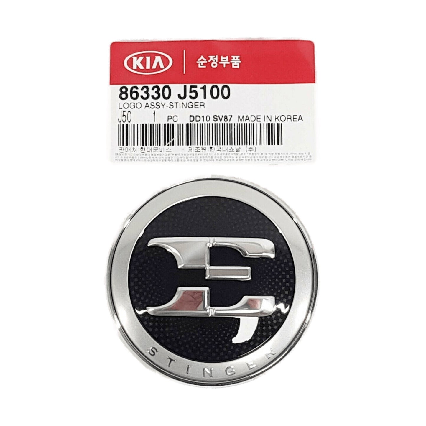 GENUINE 86330J5100 Front Hood E Emblem for Kia Stinger 2017-2020
