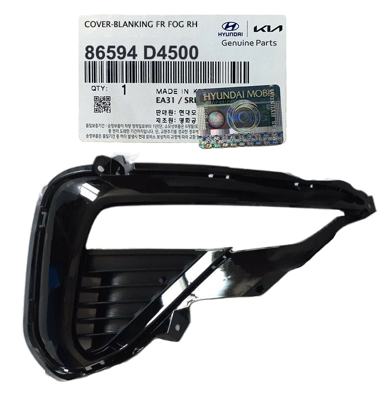 GENUINE 86594D4500 Front Right Fog Light Cover for KIA Optima Hybrid 2018-2020