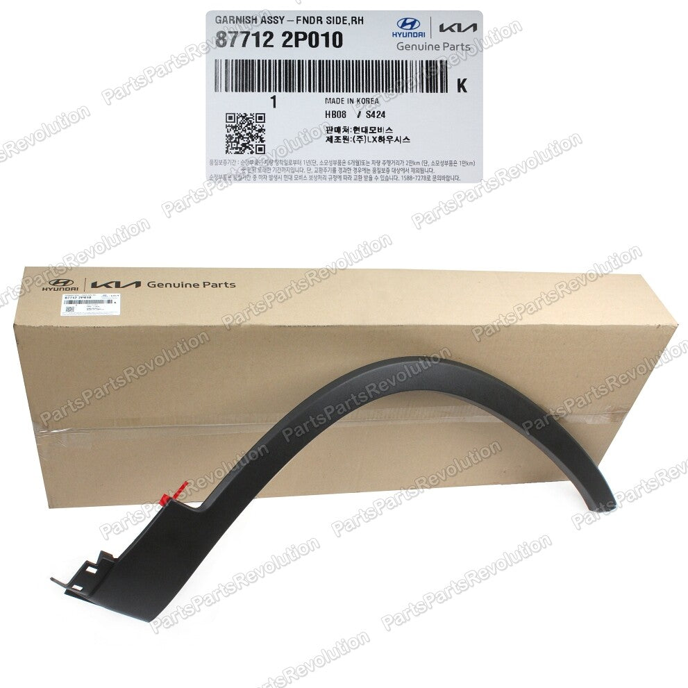 Fender Wheel Molding Passenger Front 877122P010 for Kia Sorento 20112015