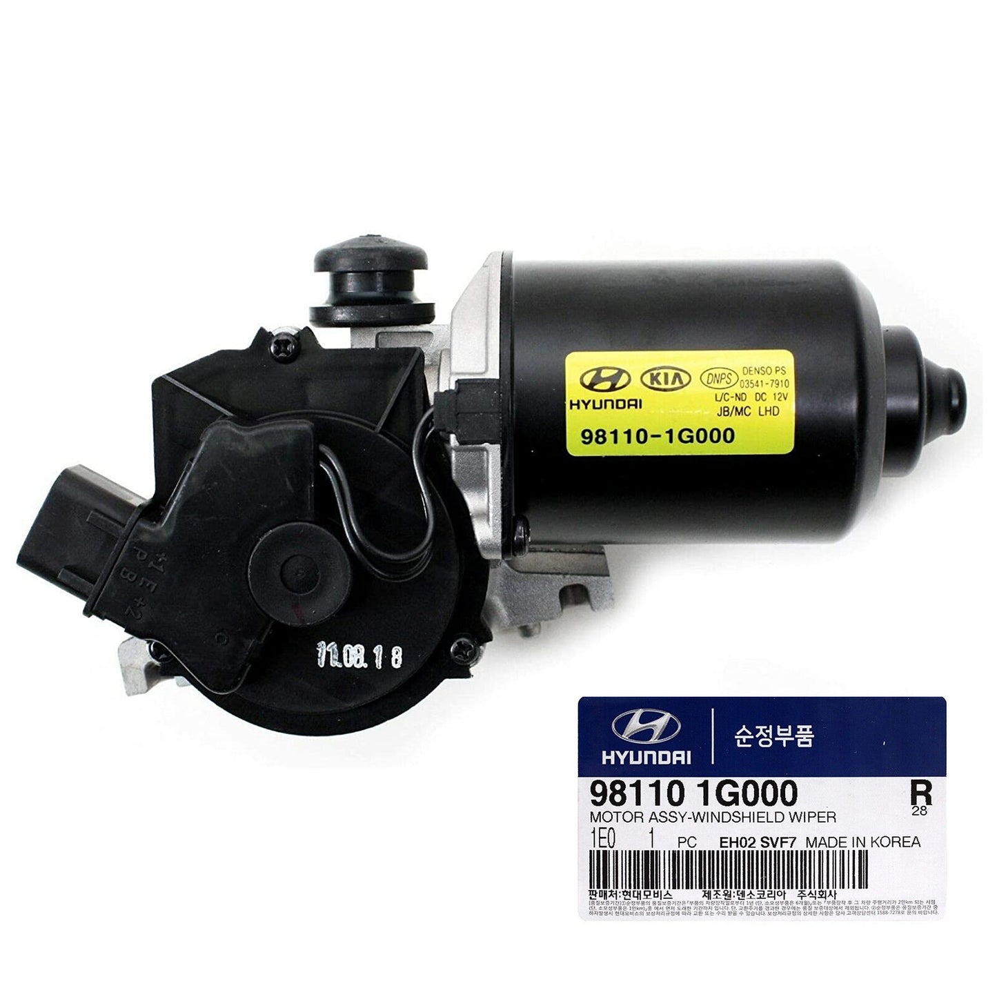 GENUINE 981101G000 Front Windshield Wiper Motor for Hyundai Rio Accent 06-11