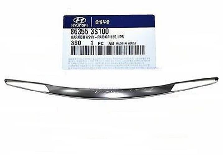 GENUINE 863553S100 Radiator Grille Upper Garnish for Hyundai Sonata 2011-2013