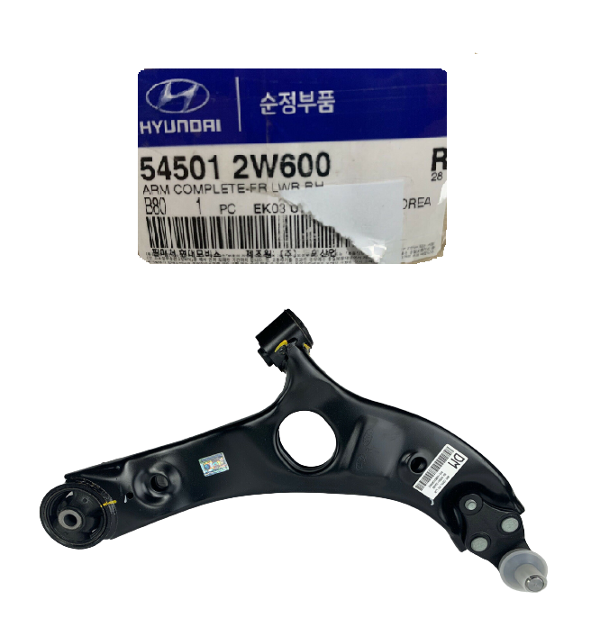 GENUINE 545012W600 Front Lower Control Arm Right Side for Santa Fe XL 15 to 19