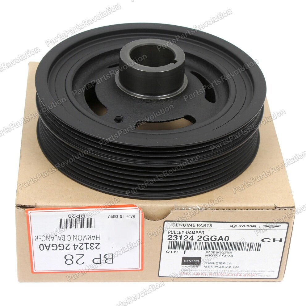 Damper Pulley 231242GGA0 for Hyundai Santa Fe Sport Sonata Kona N 15-23