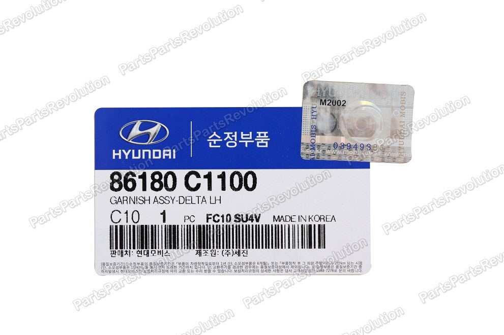 Fender Corner Trim Molding Driver Left 86180C1100 for Sonata 20152018