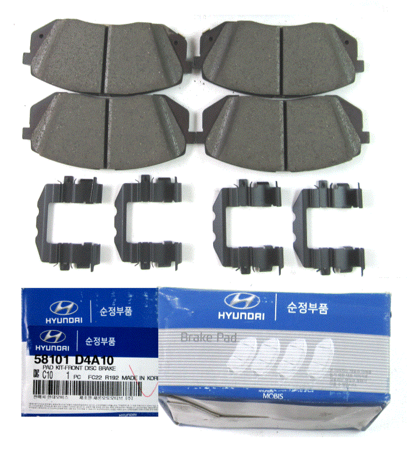 GENUINE 58101D4A10 Front Disc Brake Set for 2016-2020 SONATA OPTIMA 16" WHEEL