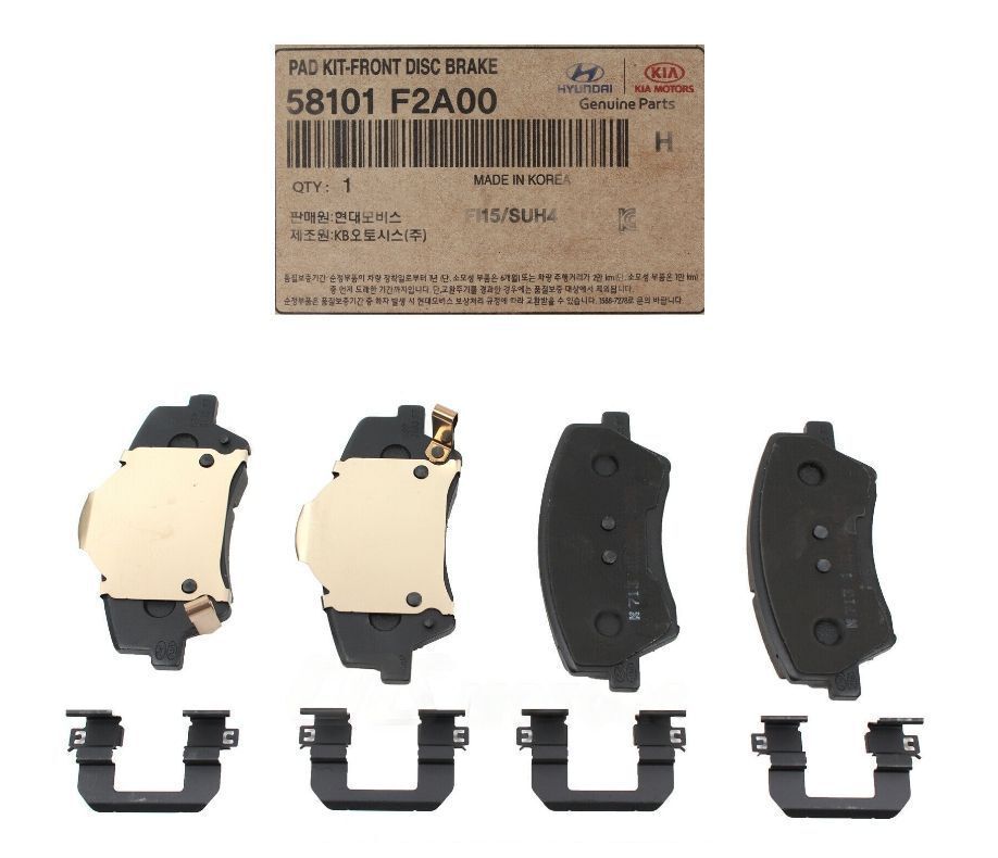 GENUINE 58101D4A20 Front Disc Brake Pads for Hyundai Elantra w/o Sport 2017-2020