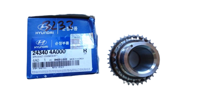 GENUINE 243404A000 Crankshaft Srocket for HYUNDAI ILOAD/IMAX 15-18 2.5L DIESEL