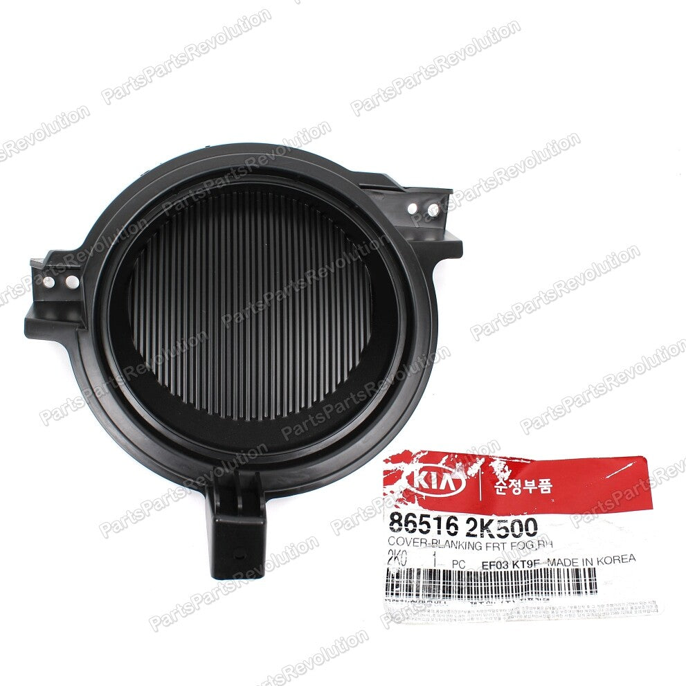 GENUINE Fog Lamp Light Blanking Cover PASSENGER for 12-13 Kia SOUL 865162K500