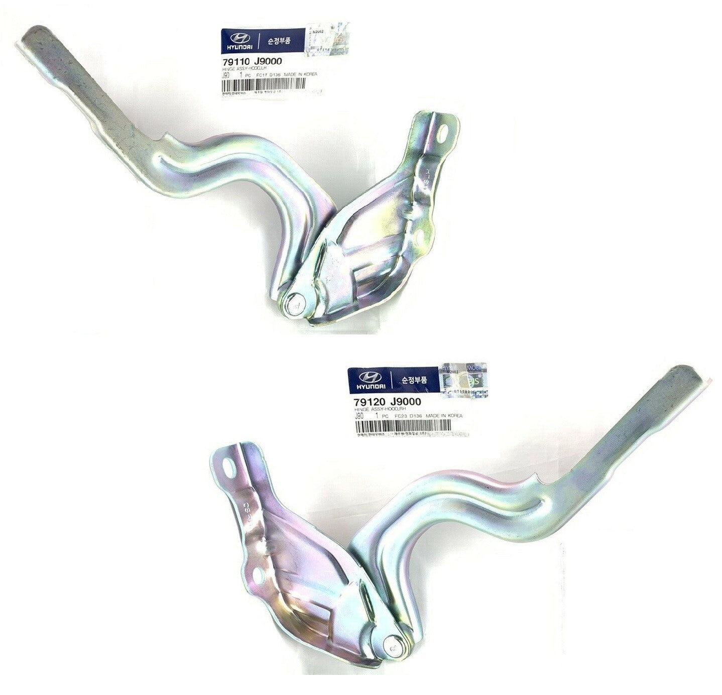 GENUINE Hood Hinge Left & Right Side for Hyundai Kona 2008-2020 79110J9000