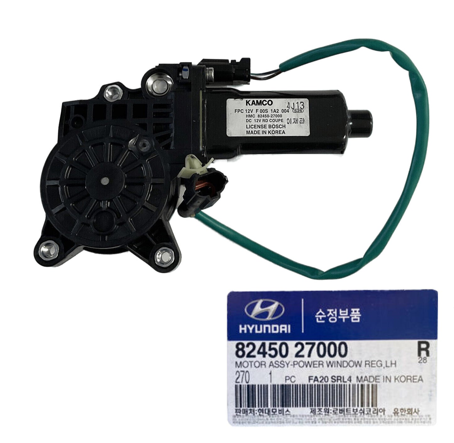 GENUINE 8245027000 Front Left Window Motor for Hyundai Tiburon 1997-2001