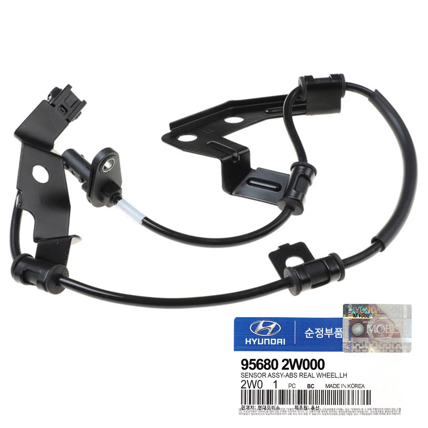 GENUINE 956802W000 Rear Left Wheel ABS Speed Sensor for Hyundai Santa Fe 2013-18