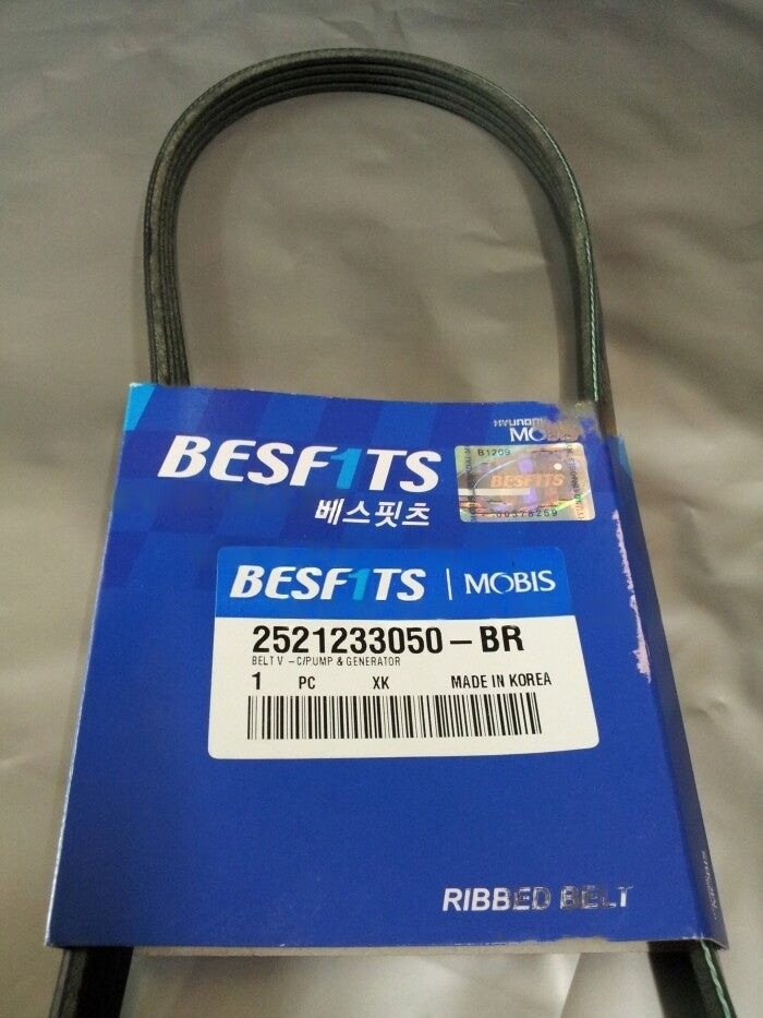 GENUINE Water Pump Belt 2521233050 for Hyundai Elantra Sonata 89-95