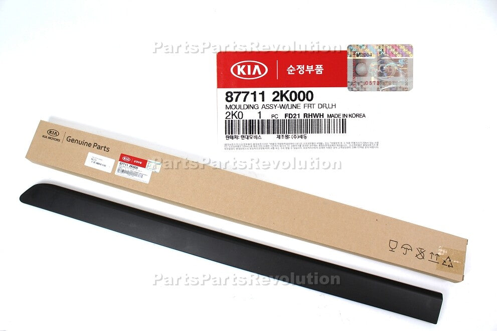 Door Side Molding Driver Front Left 877112K000 for Kia Soul 10-13