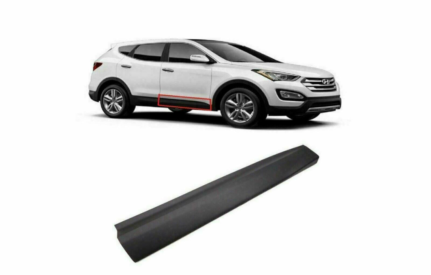 GENUINE Front Door Side RH Garnish for HYUNDAI SANTA Fe 13-16 877222W000CA