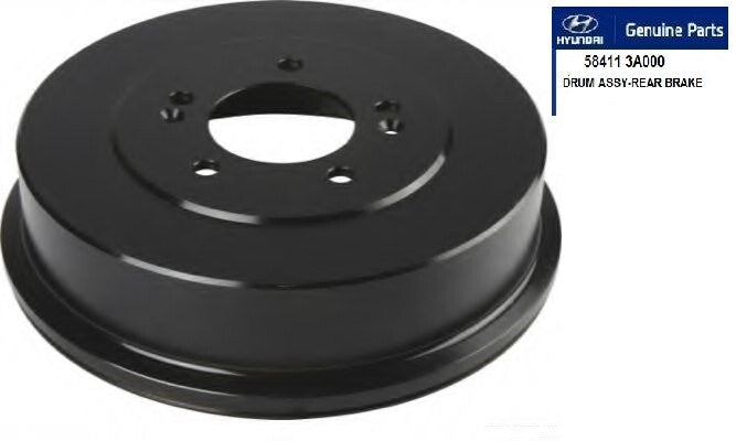 GENUINE 584113A000 Rear break Drum Assembly for Hyundai Santa Fe 2001-2004