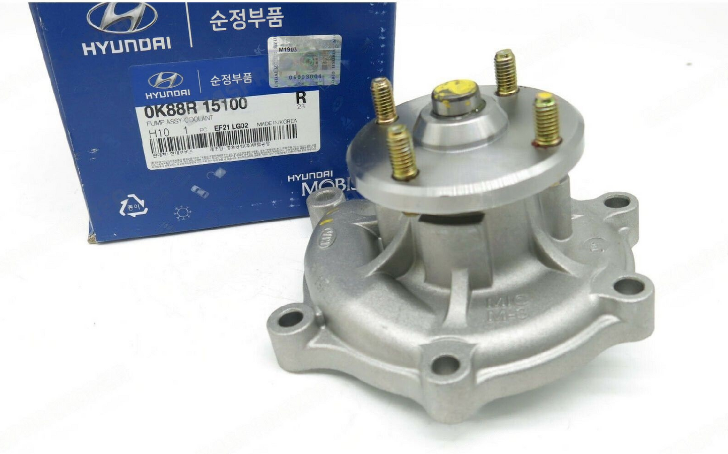 GENUINE 0K88R15100 COOLENT Water Pump Assembly for Hyundai Kia
