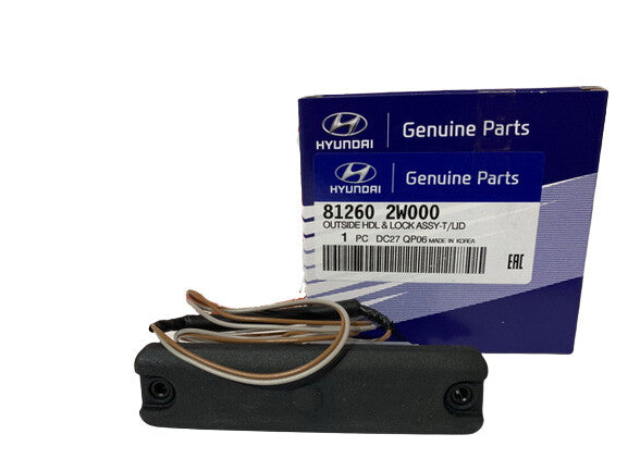 GENUINE 812602W000 Outside Trunk Handle & Lock Assy for Hyundai Santa Fe 13-18