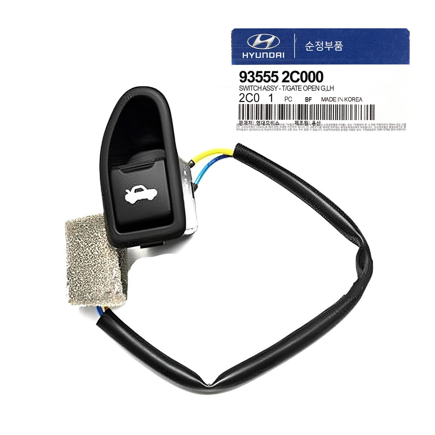 GENUINE 935552C000 Trunk Hatch Release Handle Switch for Hyundai Tiburon 2003-08