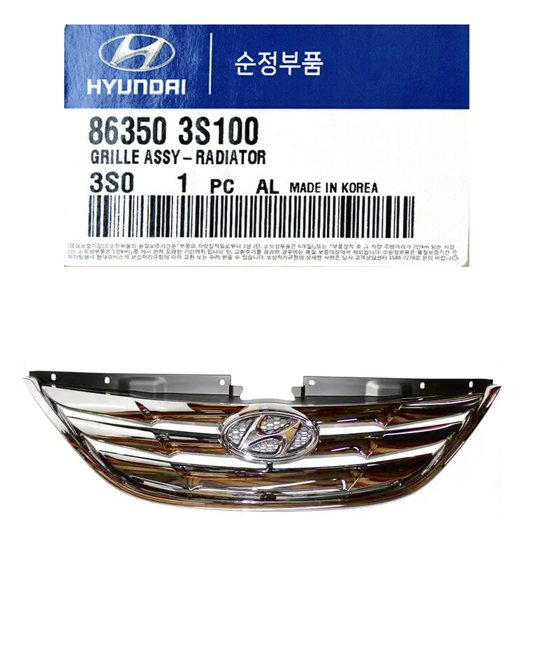 GENUINE 863503S100 Radiator Grille Front for Hyundai Sonata 2011-2013