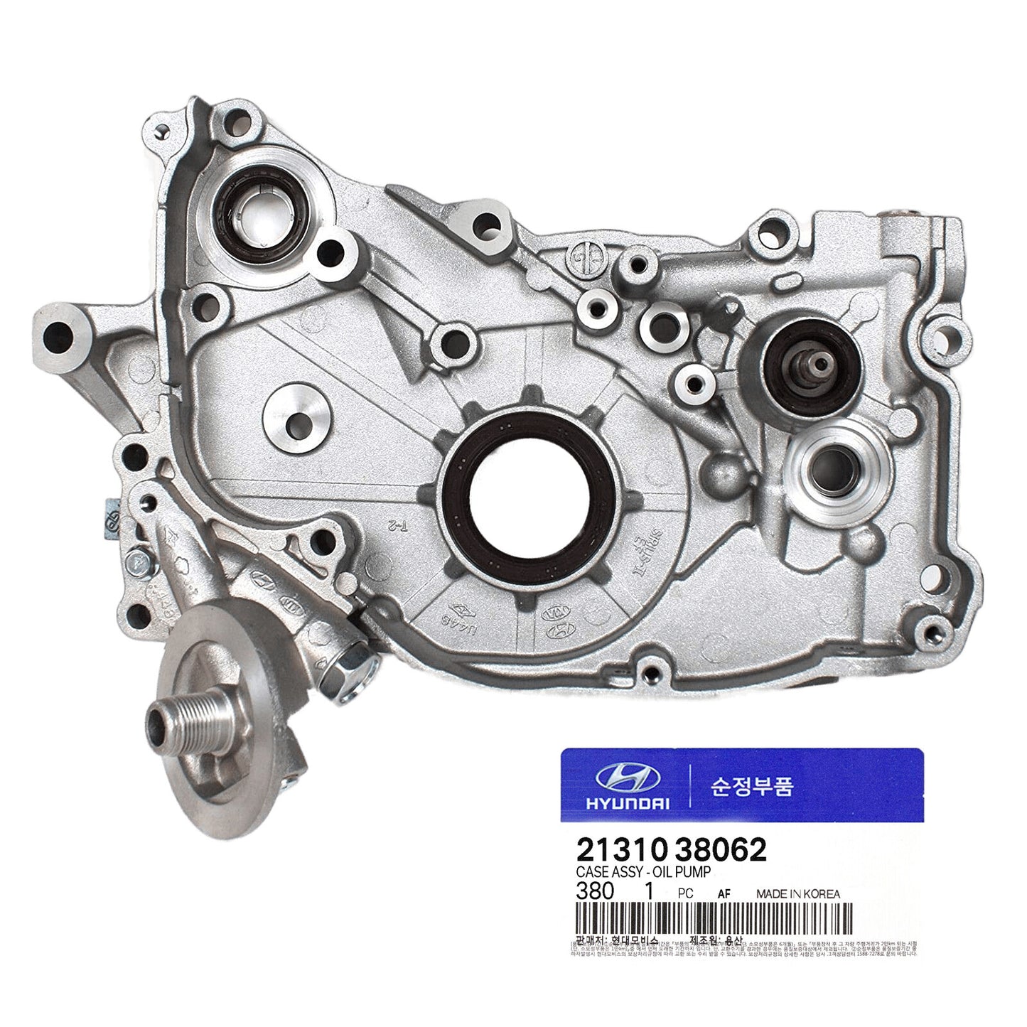 GENUINE 2131038062 Engine Oil Pump Case for Kia Optima & Hyundai Santa Fe 99-05