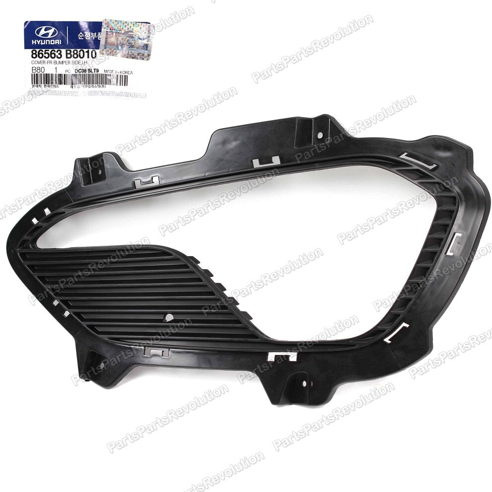 OEM Fog Lamp Light Cover Bezel LEFT DRIVER for 13-16 Santa Fe XL 86563B8010