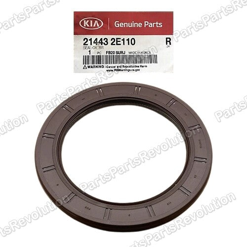 Rear Main Seal 214432E110 Rear for Hyundai Sonata Elantra Coupe Elantra GT 11-21