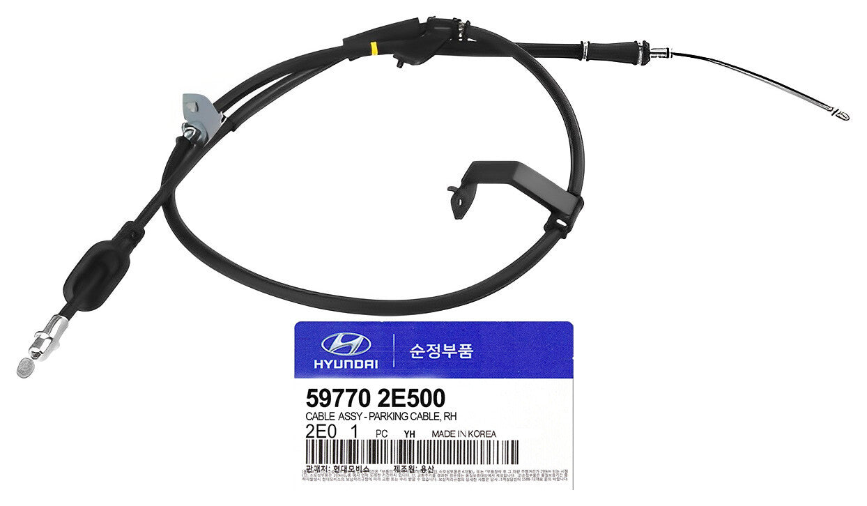 GENUINE 597702E500 Rear Right Parking Brake Cable for Hyundai Tucson 2005-2009