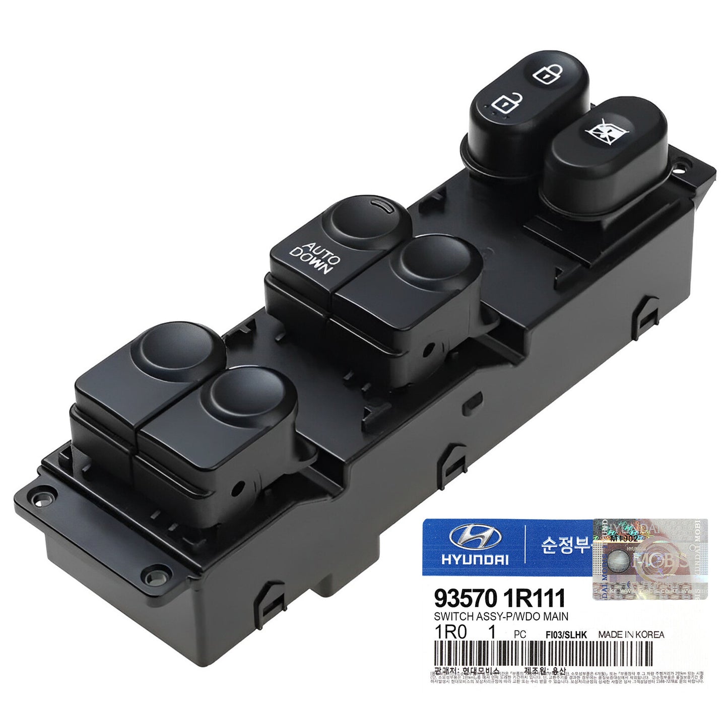 GENUINE 935701R111 Power Window Main Switch for Hyundai Accent 2012-2017