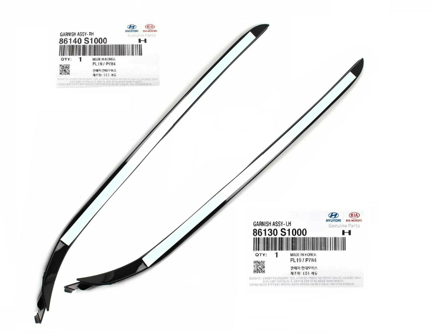 GENUINE Windshield Pillar Molding FRONT Left & Right 1SET for 19-20 Santa Fe