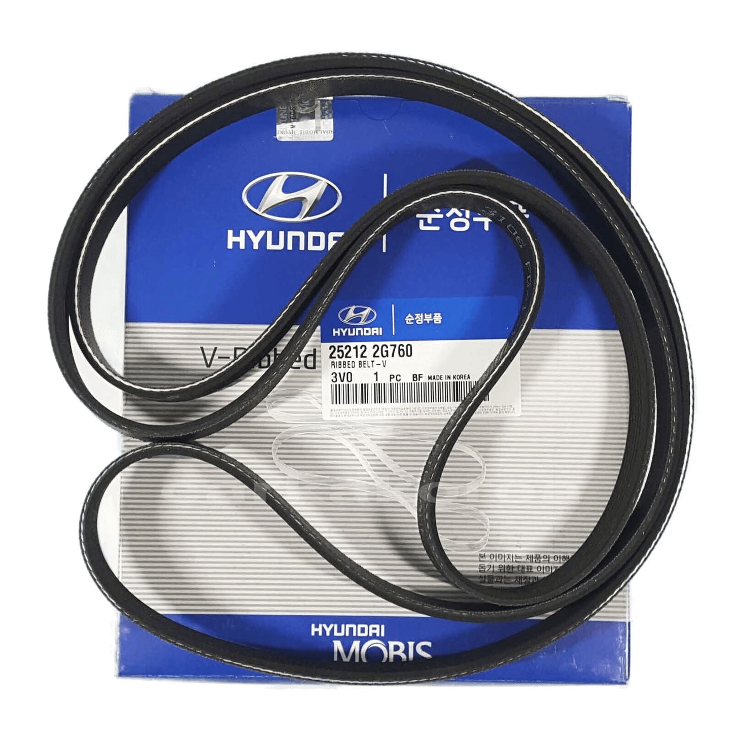 GENUINE 252122G760 Serpentine Belt Fan Belt Fits for Various Hyundai Kia