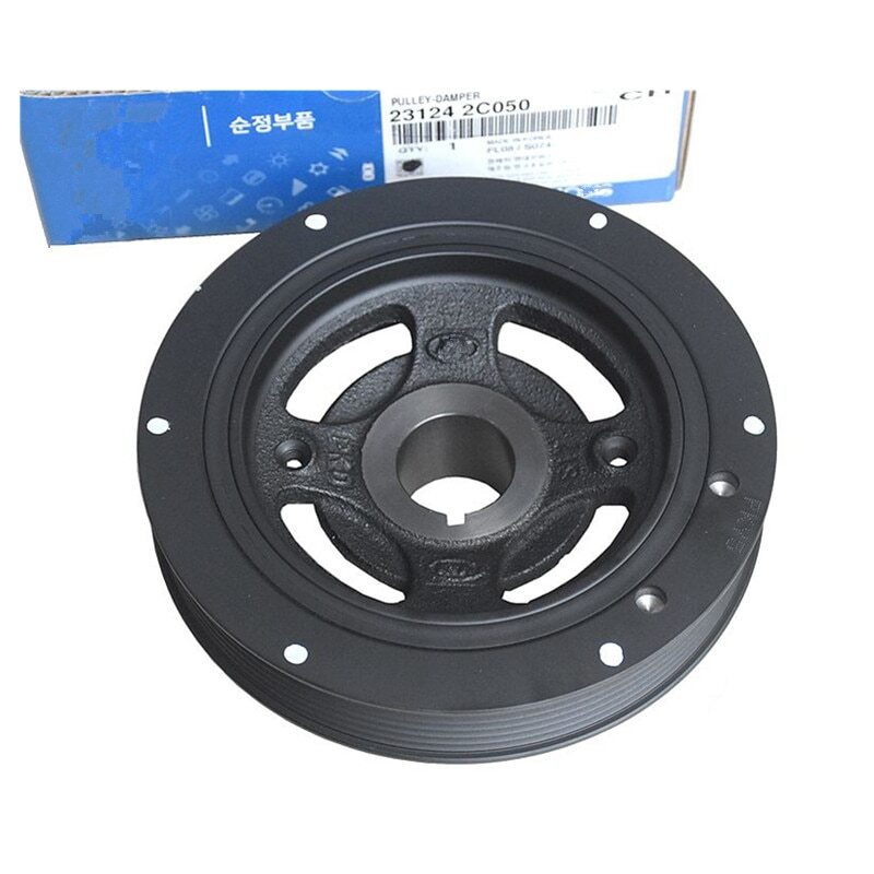 GENUINE 231242C050 Crankshaft Pulley Damper for Hyundai Genesis Coupe 2010-2014