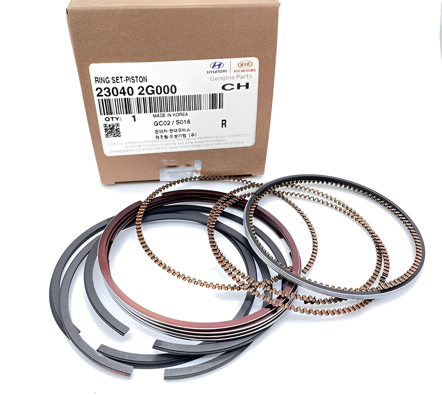 GENUINE 230402G000 Piston Ring Set for Hyundai Sonata 2010-2013