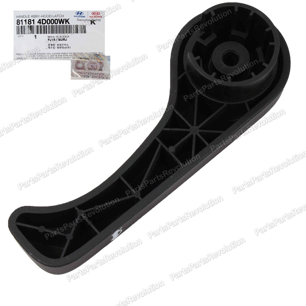 Hood Release Handle Lever 811814D000WK for Kia 2007-2023 Forte Koup Rondo