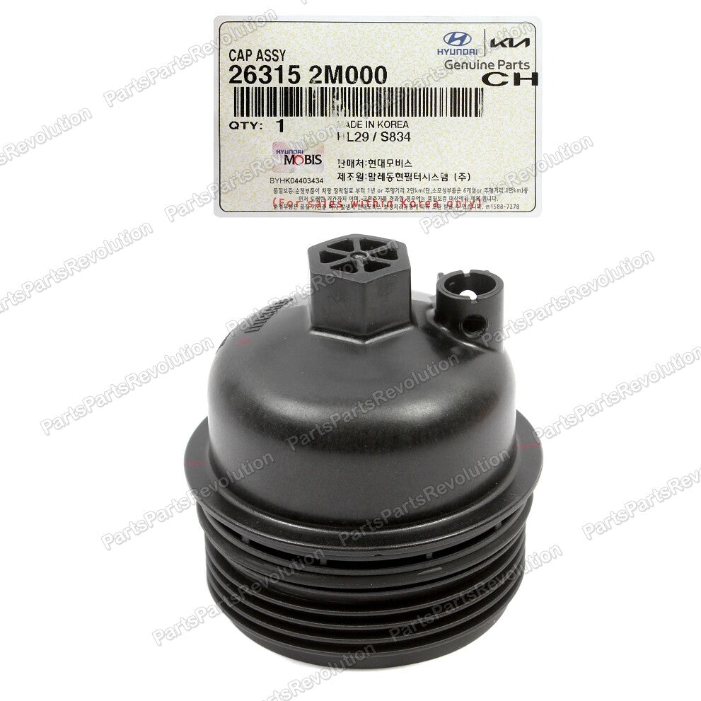 Engine Oil Filter Housing Cover 263152M000 for Hyundai Elantra Tucson 2020-2023