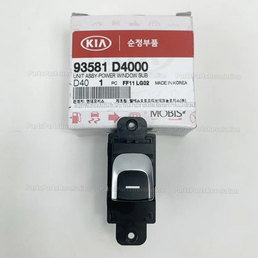 GENUINE Window Switch 93581D4000 for Kia Optima 2016-2020