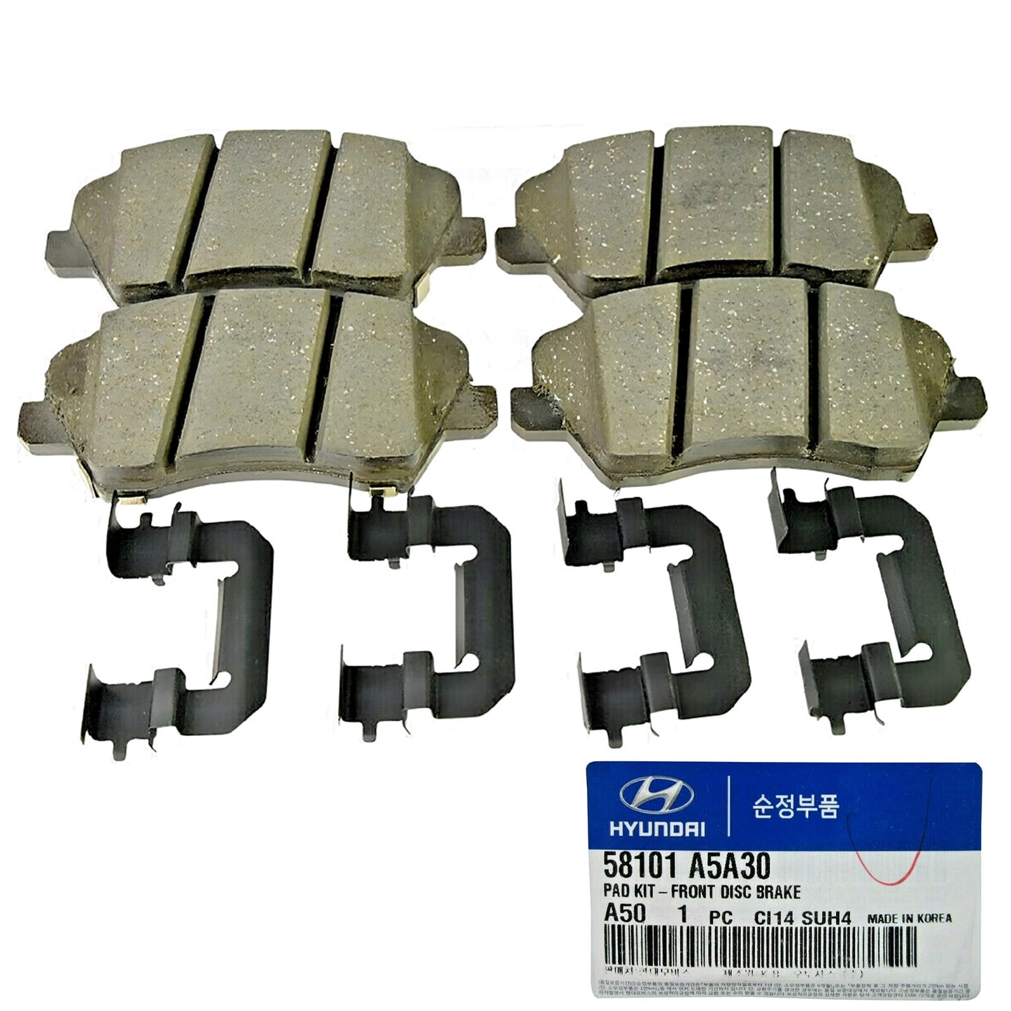 GENUINE 58101A5A30 Front Brake Pad Kit for Hyundai Elantra GT 2016-2017