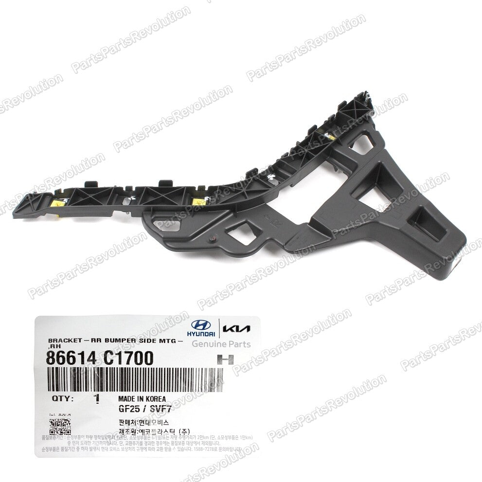 GENUINE Rear Bumper-Side Bracket Right for 15-19 Hyundai Sonata 86614C1700