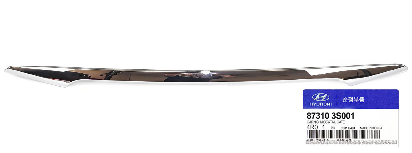 GENUINE 873103S001 Trunk Lid Chrome Moulding Trim for Hyundai Sonata & i45 11-14