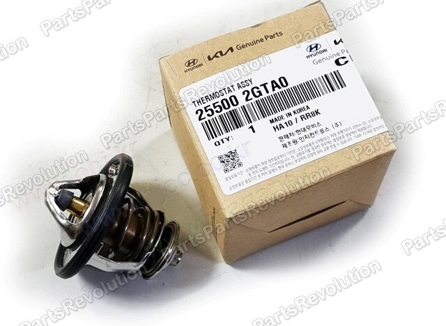GENUINE Thermostat 255002GTA0 for Hyundai Santa Fe Veloster N Sonata 15-23