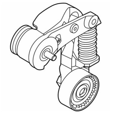 Tensioner 252802M800 for Hyundai Kona Elantra 2018-2023