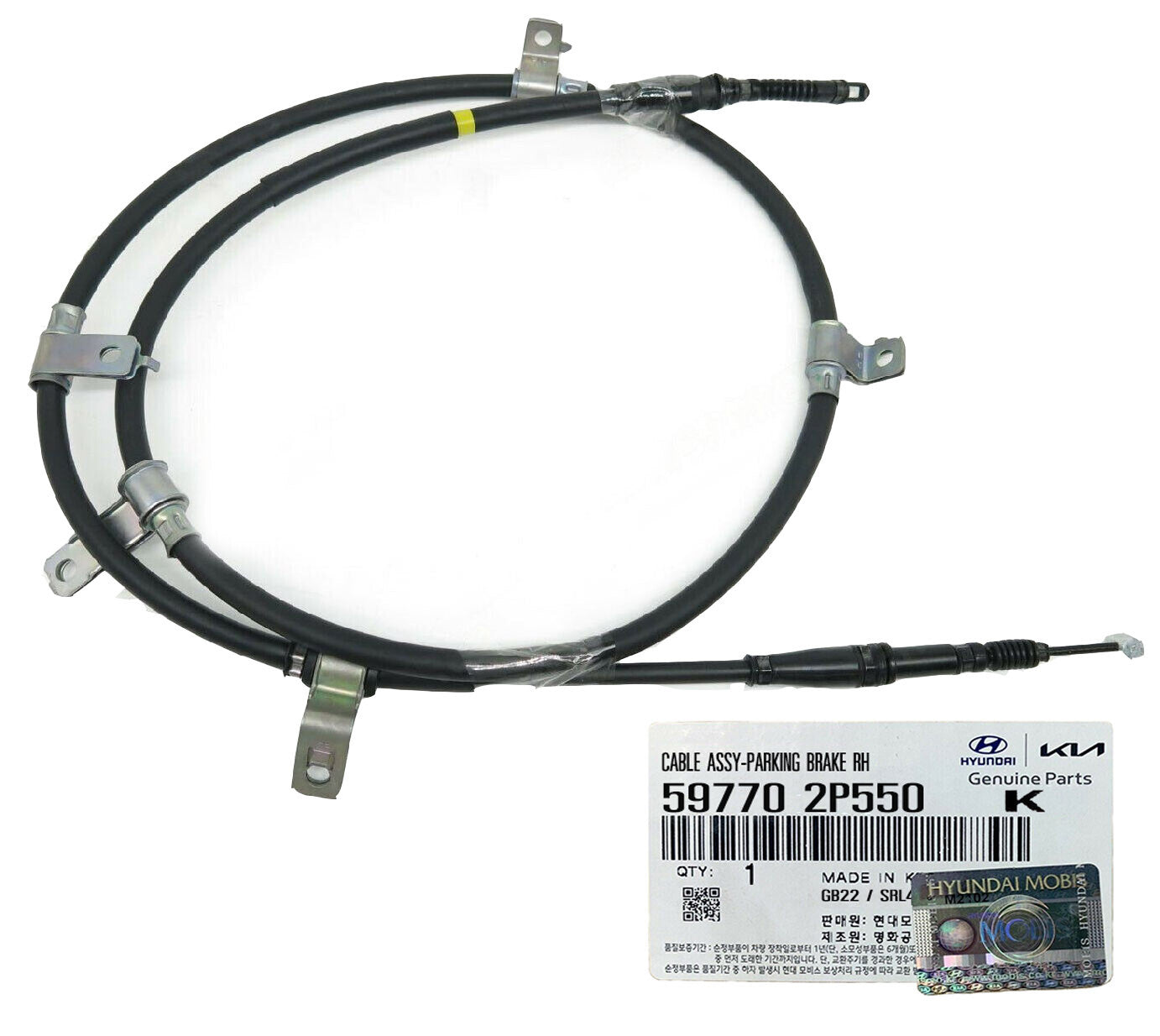 GENUINE 597702P550 Right Parking Brake Cable Assy for Hyundai & KIA